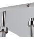 Keene Square 4 Light G9 40cm Flush Light Polished Chrome / Clear Crystal Shade-6