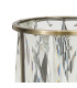 Keene Square 9 Light G9 Flush Antique Brass / Clear Crystal Shade-7
