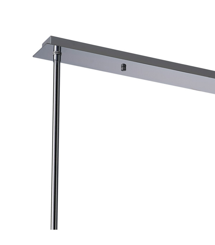 Keene 10 Light Rectangle G9 Telescopic Light Polished Chrome / Clear Crystal Shade-5