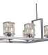 Keene 10 Light Rectangle G9 Telescopic Light Polished Chrome / Clear Crystal Shade-7