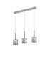 Keene 3 Light G9 2m Linear Pendant Polished Chrome / Clear Crystal Shade-4