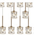 Keene 19 Light G9 2m Oval Multiple Pendant French Gold / Clear Crystal Shade Item Weight: 24.1kg-7