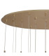 Keene 19 Light G9 2m Oval Multiple Pendant French Gold / Clear Crystal Shade Item Weight: 24.1kg-8