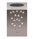 Keene 19 Light G9 2m Oval Multiple Pendant Polished Chrome / Clear Crystal Shade Item Weight: 24.1kg-3