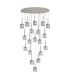 Keene 19 Light G9 2m Oval Multiple Pendant Polished Chrome / Clear Crystal Shade Item Weight: 24.1kg-5