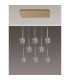 Keene 8 Light G9 2m Rectangle Multiple Pendant French Gold / Clear Crystal Shade-10