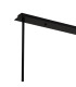 Keene 10 Light Rectangle G9 Telescopic Light Sand Black / Clear Crystal Shade-6