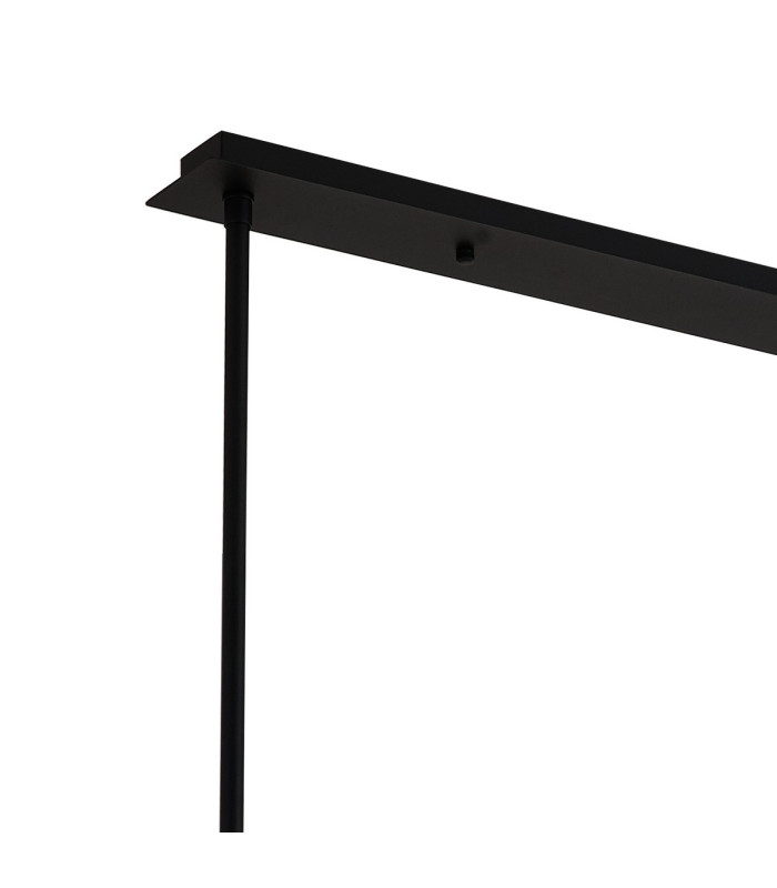 Keene 10 Light Rectangle G9 Telescopic Light Sand Black / Clear Crystal Shade-6