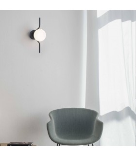LED Wall Lamp Black 6W 2700K - 2