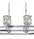 Keene 10 Light Oval G9 Telescopic Light Polished Chrome / Clear Crystal Shade-6