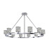Keene 105.8cm 12 Light Round G9 Telescopic Light Polished Chrome / Clear Crystal Shade-4