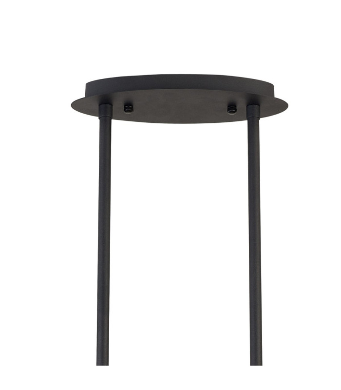 Keene 8 Light Oval G9 Telescopic Light Sand Black / Smoked Crystal Shade-5