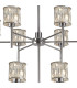 Keene 111.8cm 20 Light G9 2-Tier Light Polished Chrome / Clear Crystal Shade Item Weight: 19.7kg-6