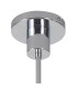 Keene 111.8cm 20 Light G9 2-Tier Light Polished Chrome / Clear Crystal Shade Item Weight: 19.7kg-12