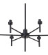 Keene 111.8cm 20 Light G9 2-Tier Light Satin Black / Smoke Crystal Shade Item Weight: 19.4kg-12