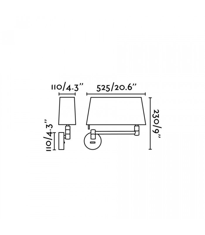 LED Wall Lamp Nickel 11W 2700K - 5