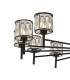 Keene 111.8cm 20 Light G9 2-Tier Light Sand Black / Clear Crystal Shade Item Weight: 19.42kg-8