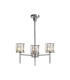 Keene 45.5cm 3 Light G9 Telescopic/Semi Flush Polished Chrome / Clear Crystal Shade-1