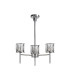 Keene 45.5cm 3 Light G9 Telescopic/Semi Flush Polished Chrome / Clear Crystal Shade-4