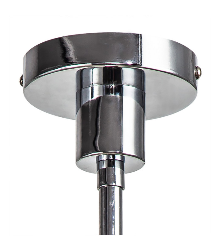 Keene 45.5cm 3 Light G9 Telescopic/Semi Flush Polished Chrome / Clear Crystal Shade-7