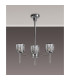 Keene 45.5cm 3 Light G9 Telescopic/Semi Flush Polished Chrome / Clear Crystal Shade-10