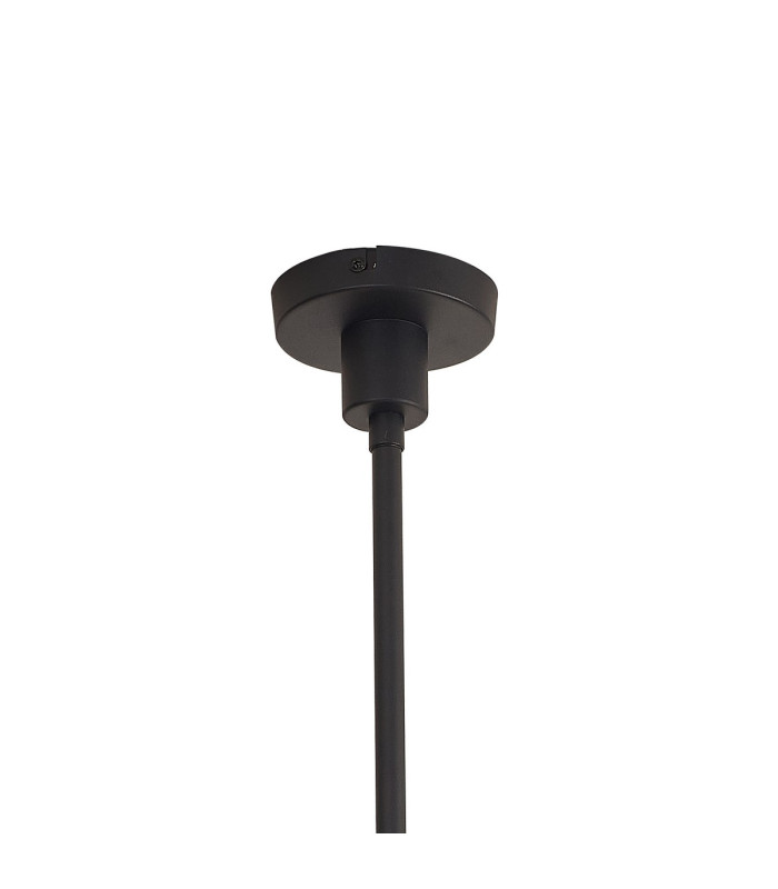 Keene 45.5cm 3 Light G9 Telescopic Light Satin Black / Smoke Crystal Shade-5