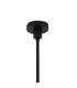 Keene 45.5cm 3 Light G9 Telescopic/Semi Flush Sand Black / Clear Crystal Shade-6