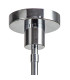 Keene 55.5cm 5 Light G9 Telescopic/Semi Flush Polished Chrome / Clear Crystal Shade-7