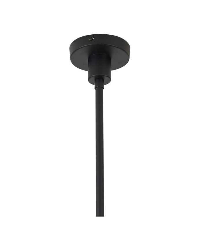 Keene 55.5cm 5 Light G9 Telescopic/Semi Flush Sand Black / Clear Crystal Shade-7
