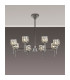 Keene 76.8cm 8 Light G9 Telescopic/Semi Flush Polished Chrome / Clear Crystal Shade-3