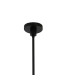 Keene 76.8cm 8 Light G9 Telescopic/Semi Flush Sand Black / Clear Crystal Shade-8
