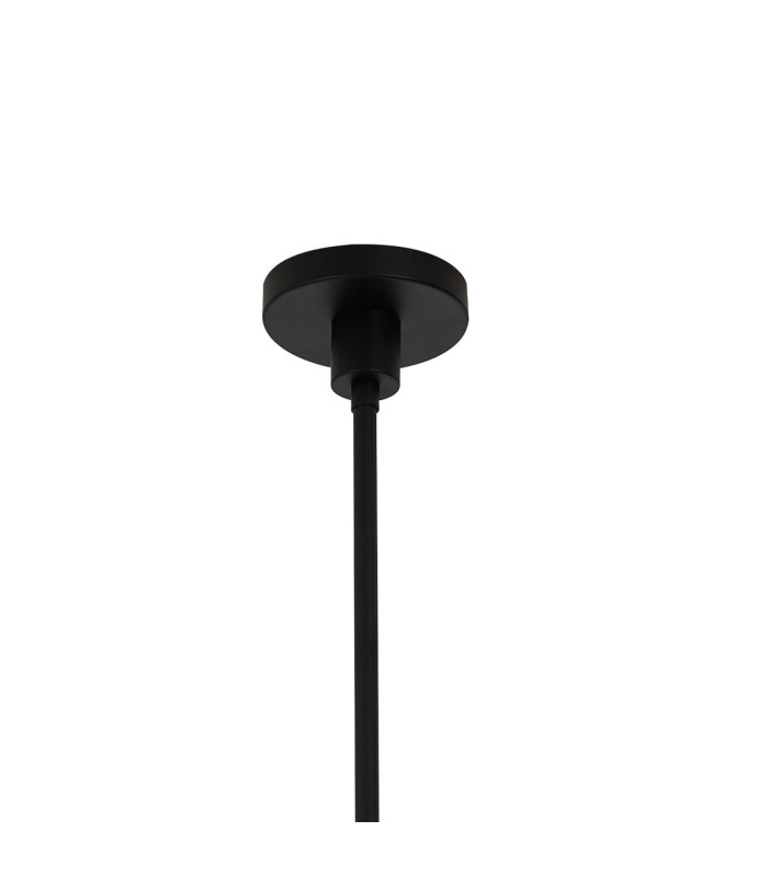 Keene 76.8cm 8 Light G9 Telescopic/Semi Flush Sand Black / Clear Crystal Shade-8