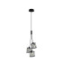 Keene 12cm 3 Light G9 2m Cluster Pendant Sand Black / Clear Crystal Shade-5