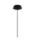 Keene 12cm 3 Light G9 2m Cluster Pendant Sand Black / Clear Crystal Shade-8