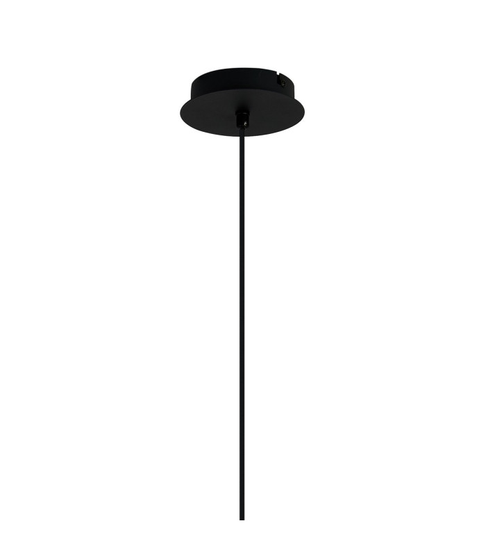 Keene 12cm 3 Light G9 2m Cluster Pendant Sand Black / Clear Crystal Shade-8