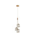 Keene 12cm 3 Light G9 2m 1 Drop Cluster Pendant French Gold / Clear Crystal Shade-5