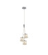 Keene 12cm 3 Light G9 2m 1 Drop Cluster Pendant Polished Chrome / Clear Crystal Shade-1