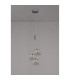 Keene 12cm 3 Light G9 2m 1 Drop Cluster Pendant Polished Chrome / Clear Crystal Shade-10