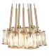Keene 28.5cm 7 Light G9 1.5m Cluster Pendant French Gold / Clear Crystal Shade-6