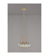 Keene 28.5cm 7 Light G9 1.5m Cluster Pendant French Gold / Clear Crystal Shade-11