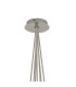 Keene 28.5cm 7 Light G9 1.5m Cluster Pendant Polished Chrome / Clear Crystal Shade-5