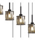 Keene 19 Light G9 2m Oval Multiple Pendant Satin Black / Smoke Crystal Shade Item Weight: 24.1kg-6