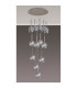 Keene 56cm 13 Light G9 2.5m Round Multiple Pendant Polished Chrome / Clear Crystal Shade-10