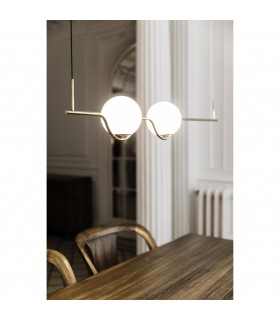 LED Pendant Gold 2x 6W 2700K - 2