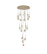 Keene 76.8cm 19 Light G9 3.5m Round Multiple Pendant French Gold / Clear Crystal Shade Item Weight: 25.1kg-1