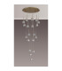 Keene 76.8cm 19 Light G9 3.5m Round Multiple Pendant French Gold / Clear Crystal Shade Item Weight: 25.1kg-9