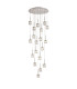 Keene 76.8cm 19 Light G9 3.5m Round Multiple Pendant Polished Chrome / Clear Crystal Shade Item Weight: 25.1kg-1