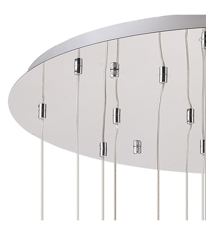 Keene 76.8cm 19 Light G9 3.5m Round Multiple Pendant Polished Chrome / Clear Crystal Shade Item Weight: 25.1kg-4