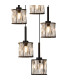 Keene 76.8cm 19 Light G9 3.5m Round Multiple Pendant Sand Black / Clear Crystal Shade Item Weight: 25.1kg-7