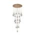 Keene 87.8cm 24 Light G9 5m Round Multiple Pendant French Gold / Clear Crystal Shade Item Weight: 32.4kg-4